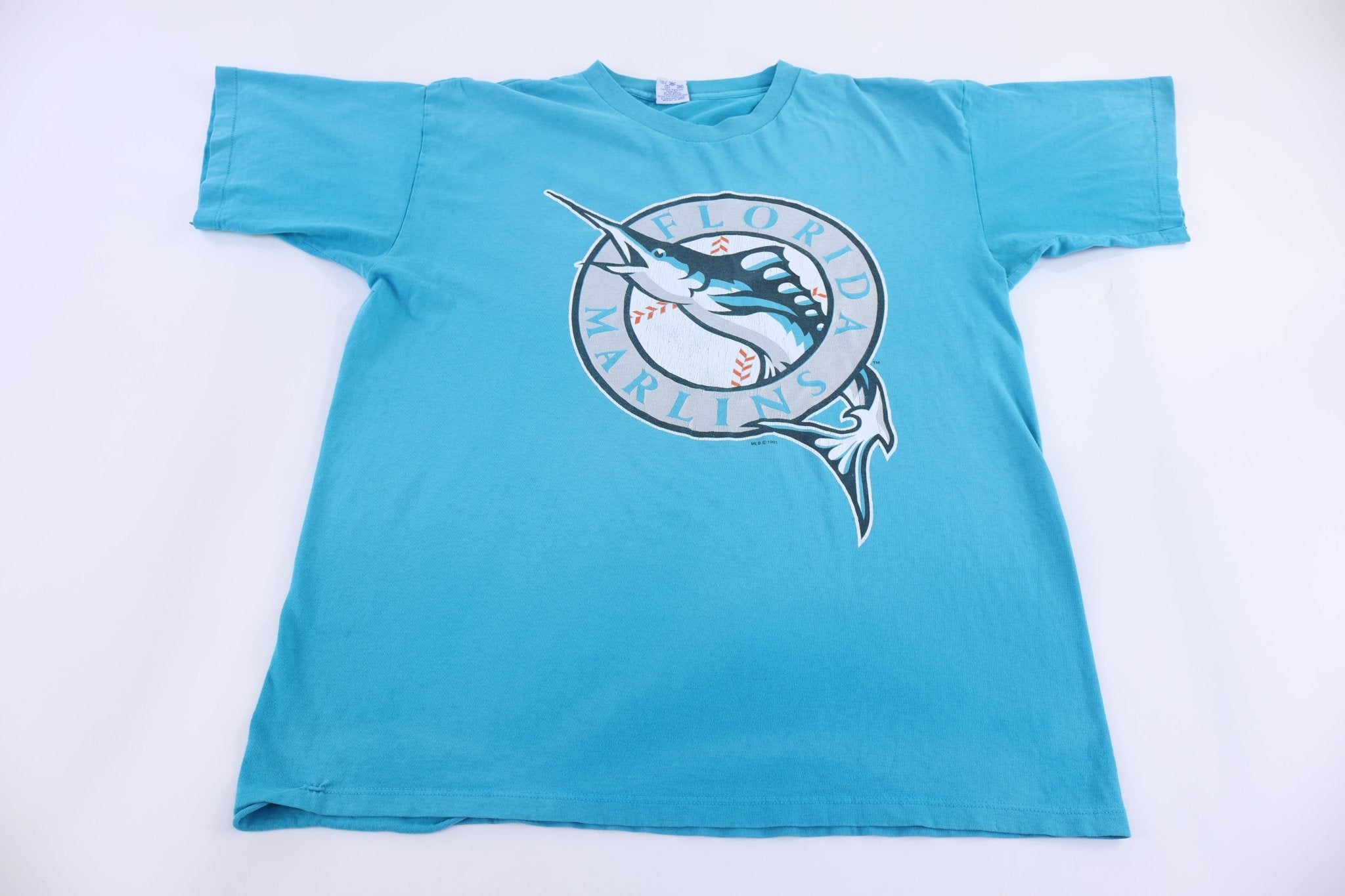 90's Florida Marlins Baseball T-shirt - Shirts & Tops - Thrifted Threads