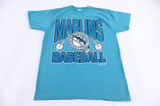 90's Florida Marlins Baseball T-shirt - Shirts & Tops - Thrifted Threads