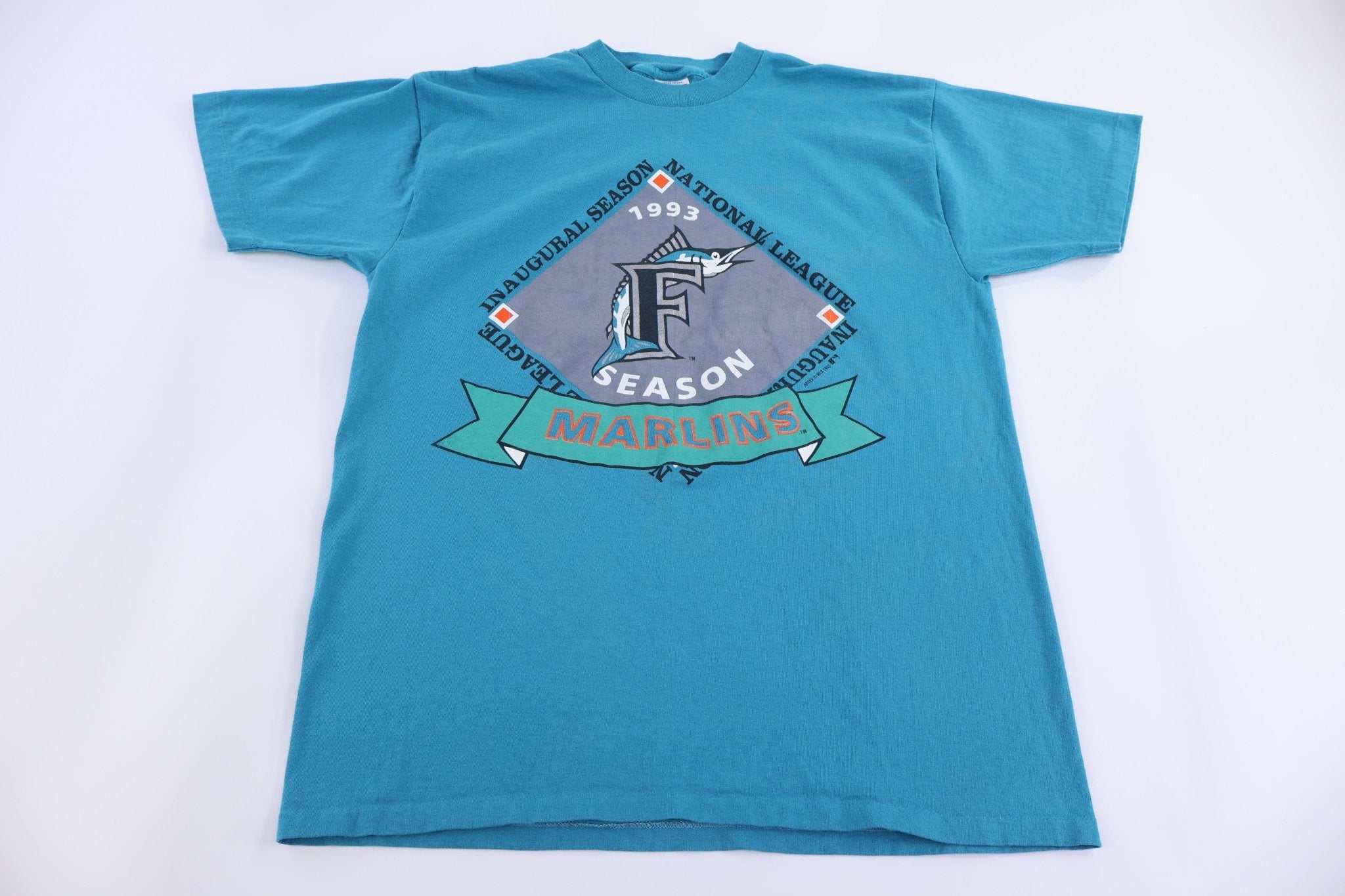 90's Florida Marlins Inaugural Season T-shirt - Shirts & Tops - Thrifted Threads