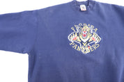 90's Florida Panthers Hockey Embroidered Sweatshirt - sweatshirt - Thrifted Threads