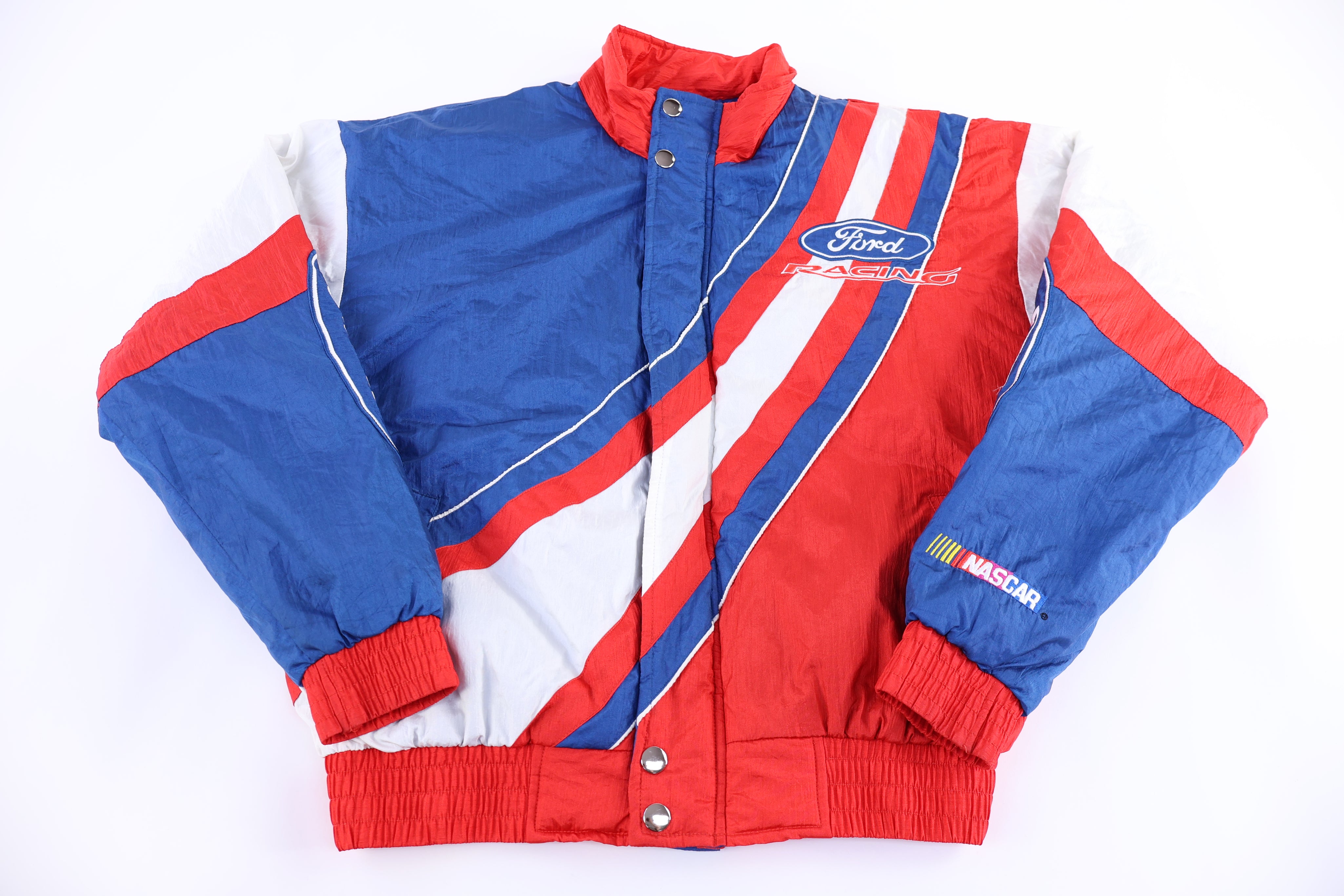 90's Ford Racing Multicolor Full Zip Jacket - Jacket - Thrifted Threads