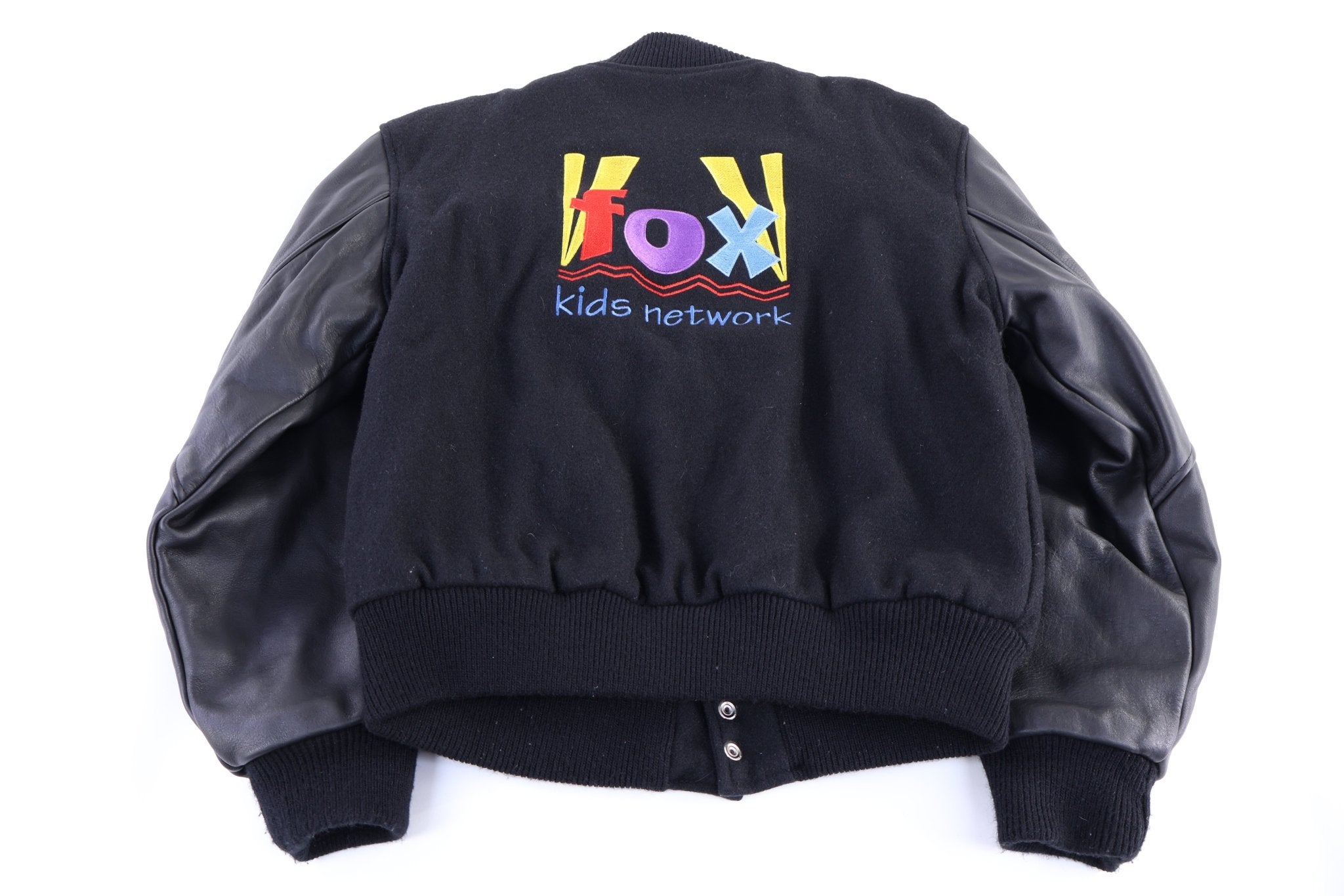 90's FOX Network Bomber Jacket - Jacket - Thrifted Threads