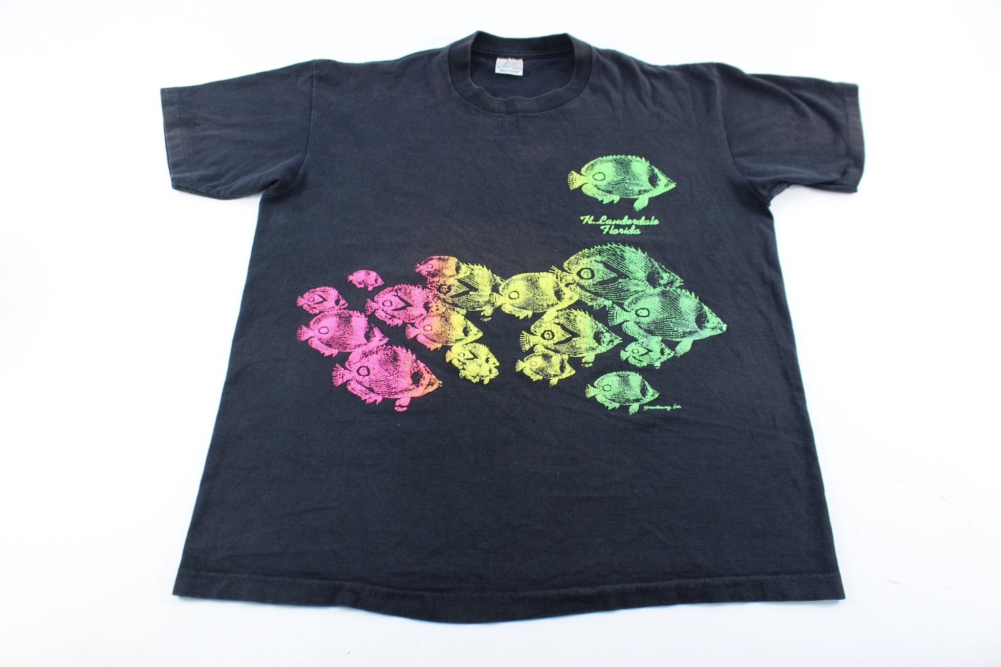 90's Ft. Lauderdale Florida Fish T-Shirt - ThriftedThreads.com