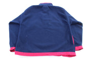 90's GAP Artic Pink & Blue Quarter Zip Fleece Sweater - Sweater - Thrifted Threads