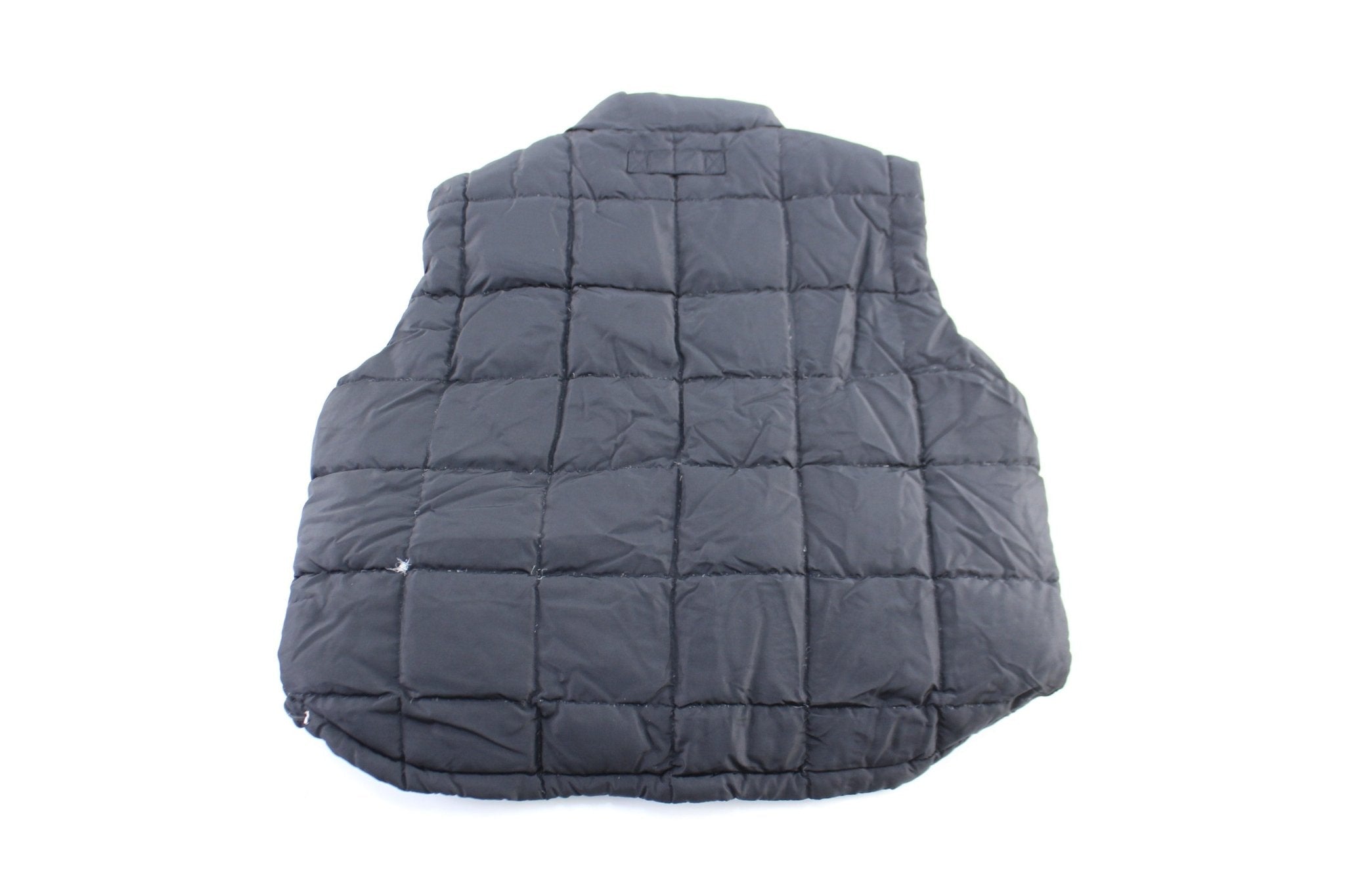 90’s Gap Black & Silver Reversible Puffer Vest - Jacket - Thrifted Threads