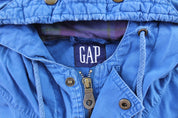 90’s Gap Blue Half Zip Pullover Jacket - ThriftedThreads.com