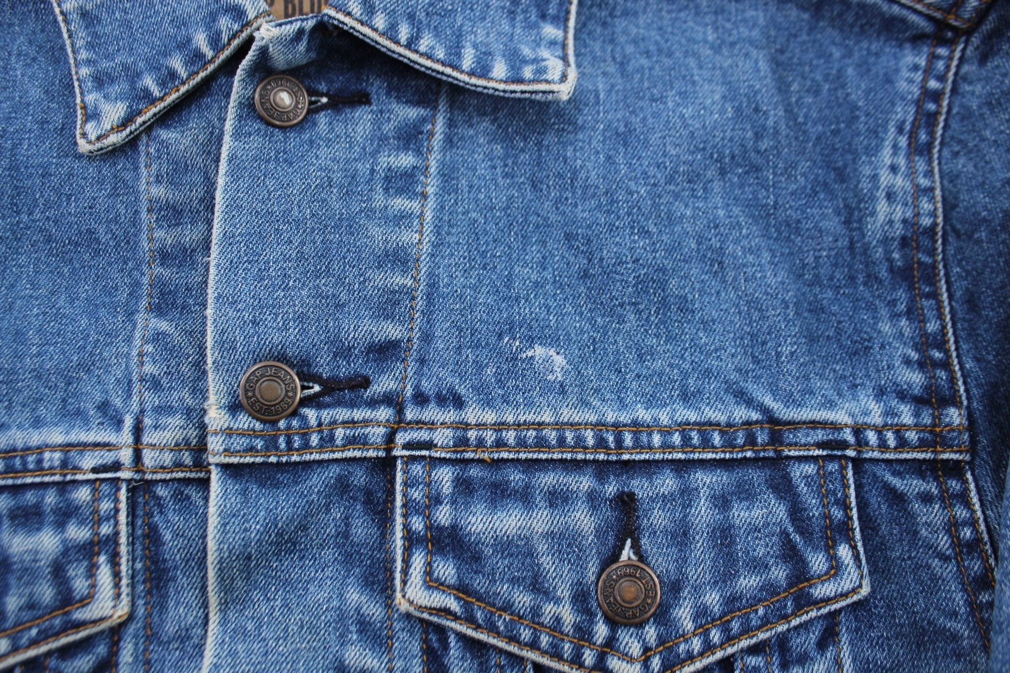 90’s Gap Blue Jeans Denim Jacket - Jacket - Thrifted Threads
