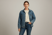 90's Gap Dark Wash Denim Jacket - ThriftedThreads.com