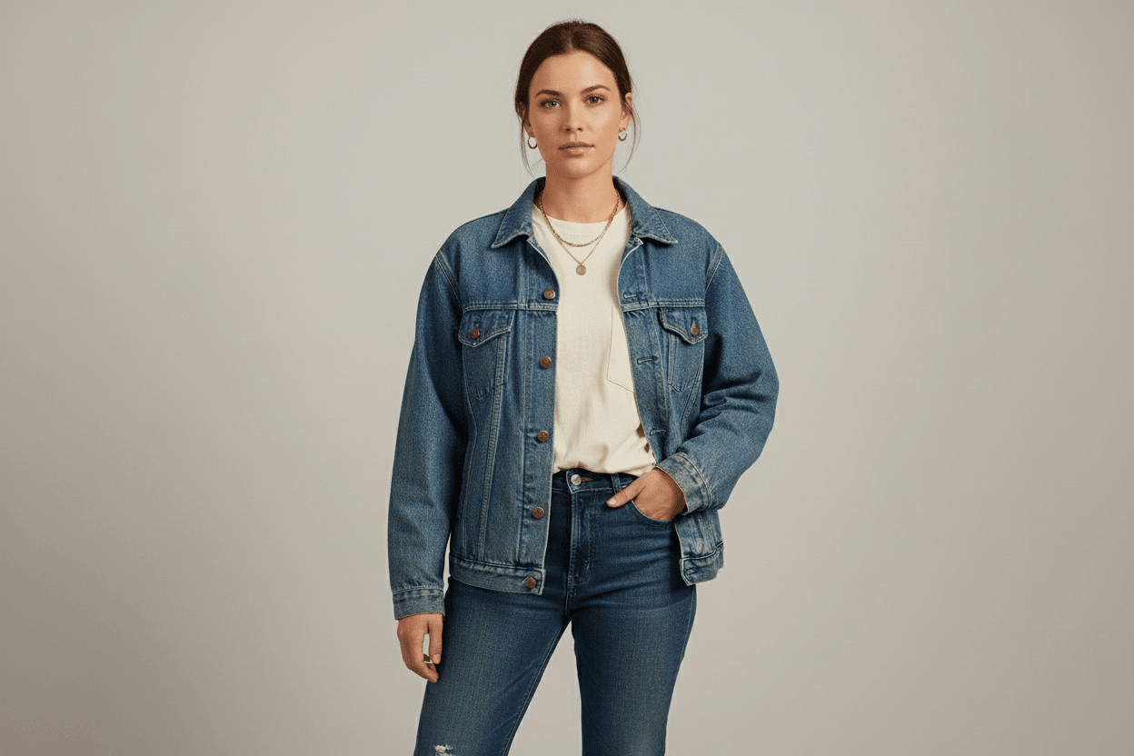 90's Gap Dark Wash Denim Jacket - Jacket - Thrifted Threads