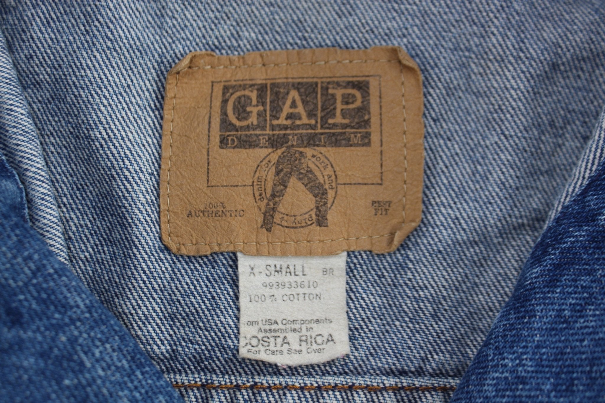 90's GAP Denim Trucker Jacket - Jacket - Thrifted Threads