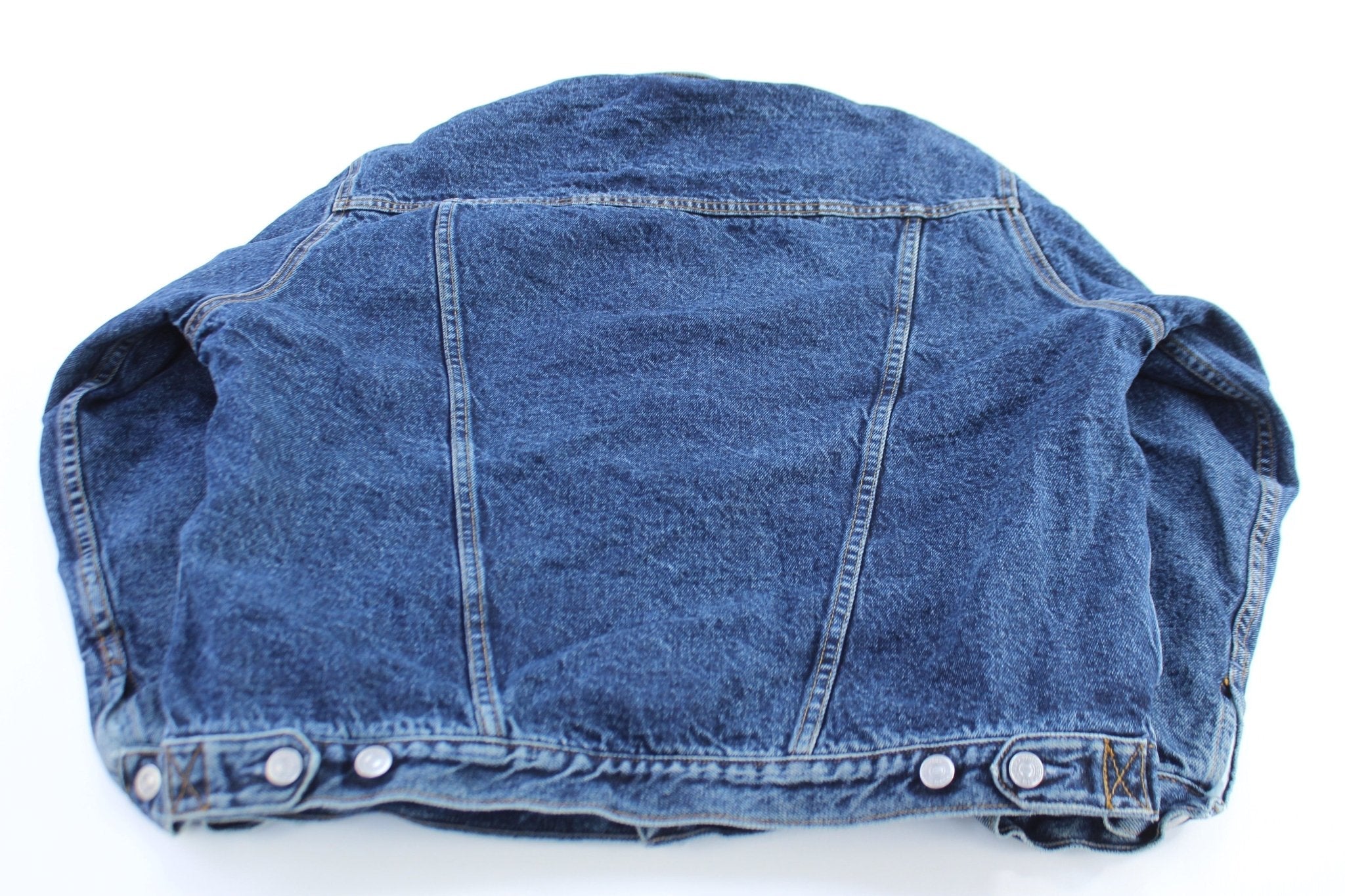 90's Gap Flannel Lined Denim Jacket - Jackets - Thrifted Threads