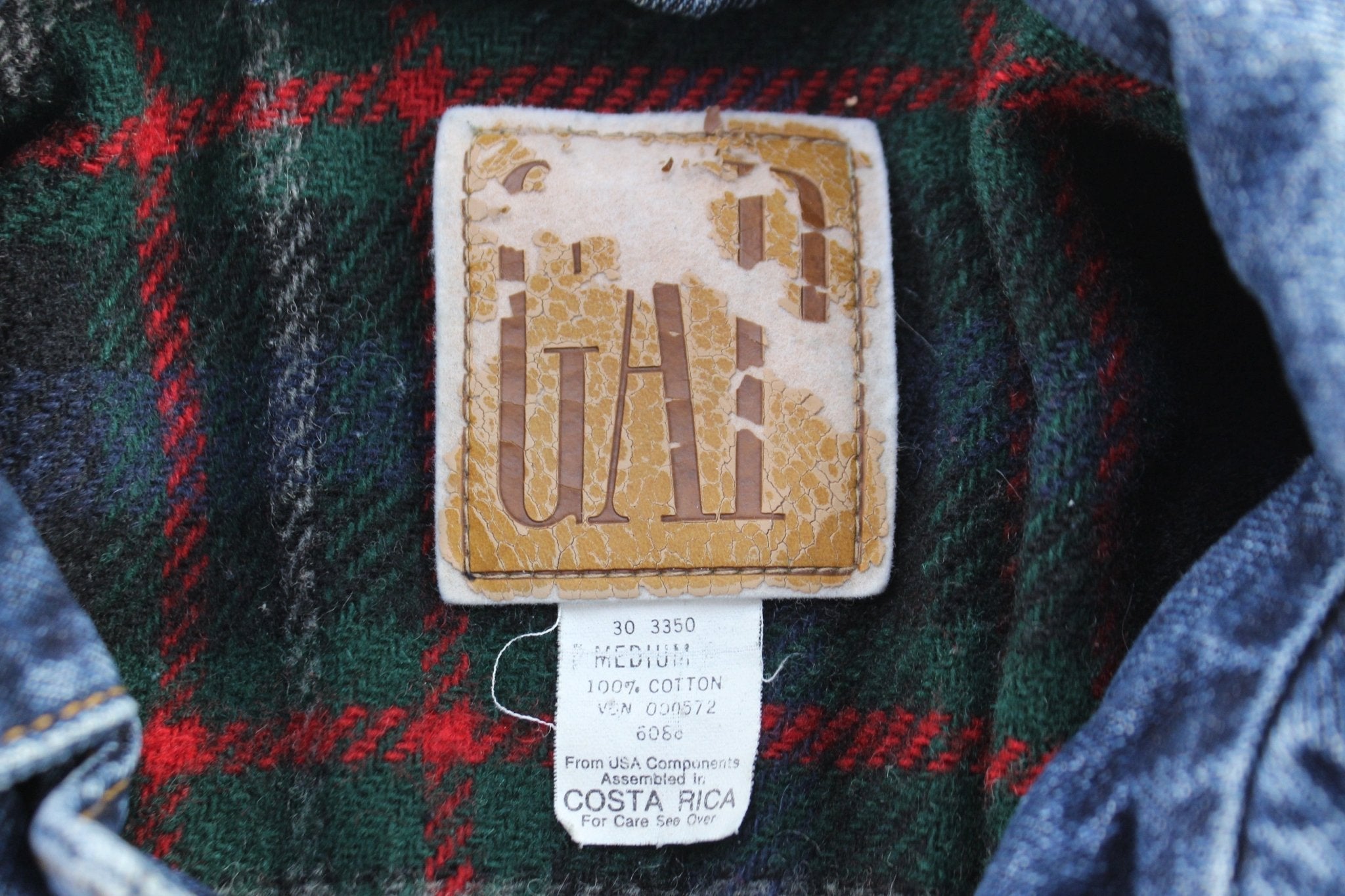 90's Gap Flannel Lined Denim Jacket - Jackets - Thrifted Threads