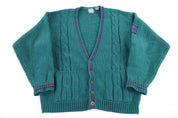90's GAP Green Knit Cardigan Sweater - Sweater - Thrifted Threads