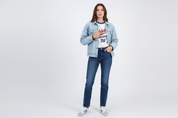 90's GAP Light Wash Denim Trucker Jacket - jacket - Thrifted Threads