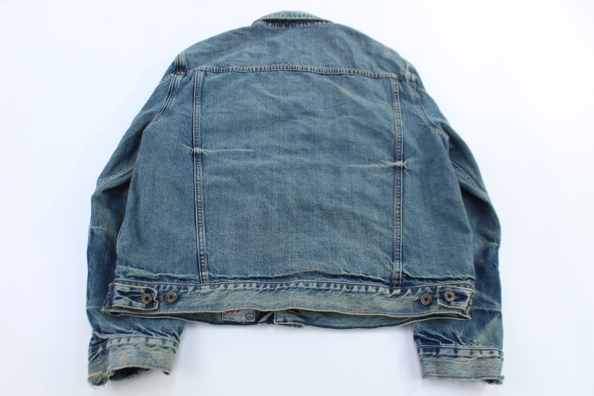90's Gap Medium Wash Denim Trucker Jacket - ThriftedThreads.com