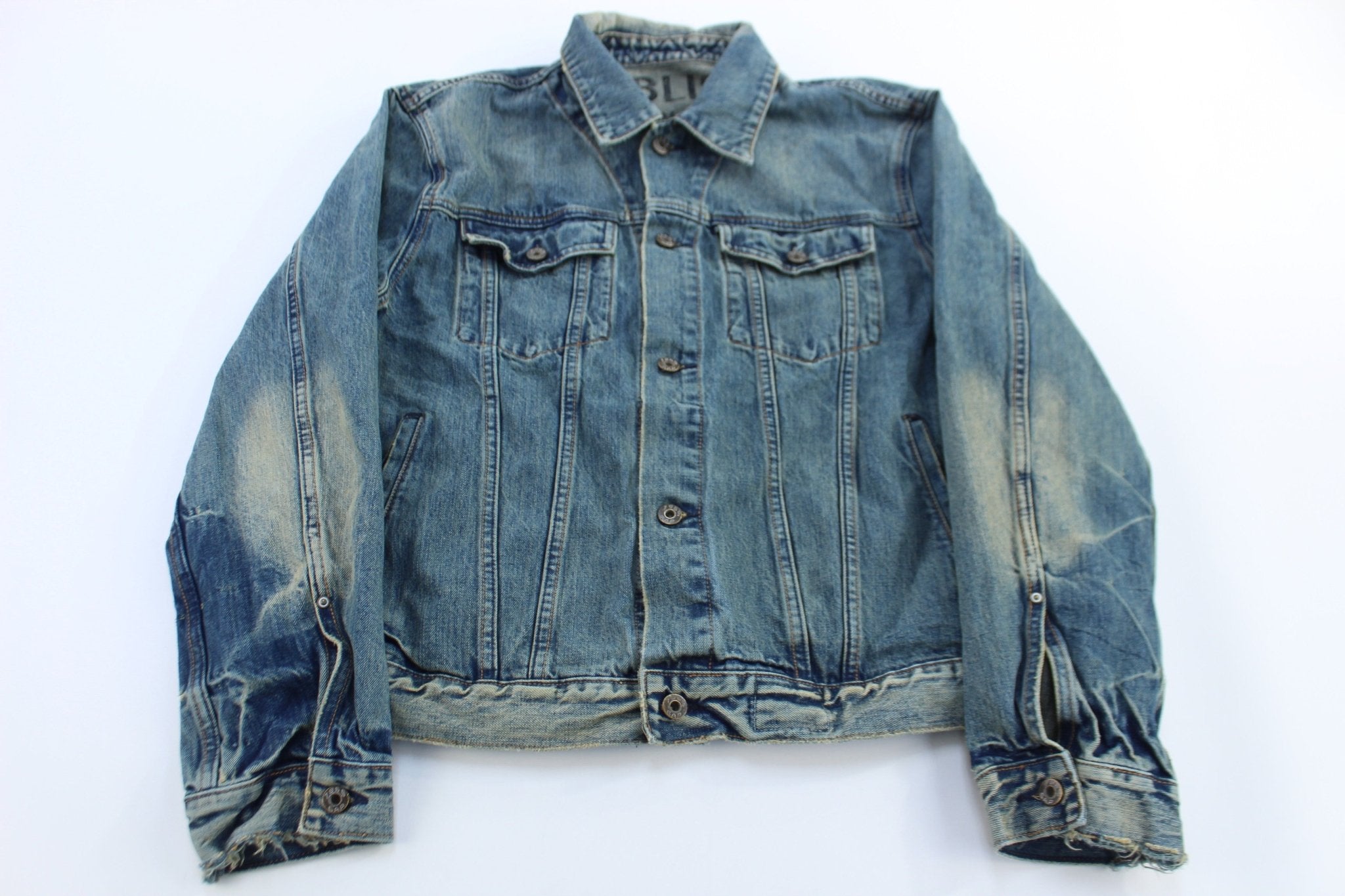 90's Gap Medium Wash Denim Trucker Jacket - ThriftedThreads.com