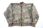 90's Garden Mountain Camo Full Zip Jacket - Jacket - Thrifted Threads