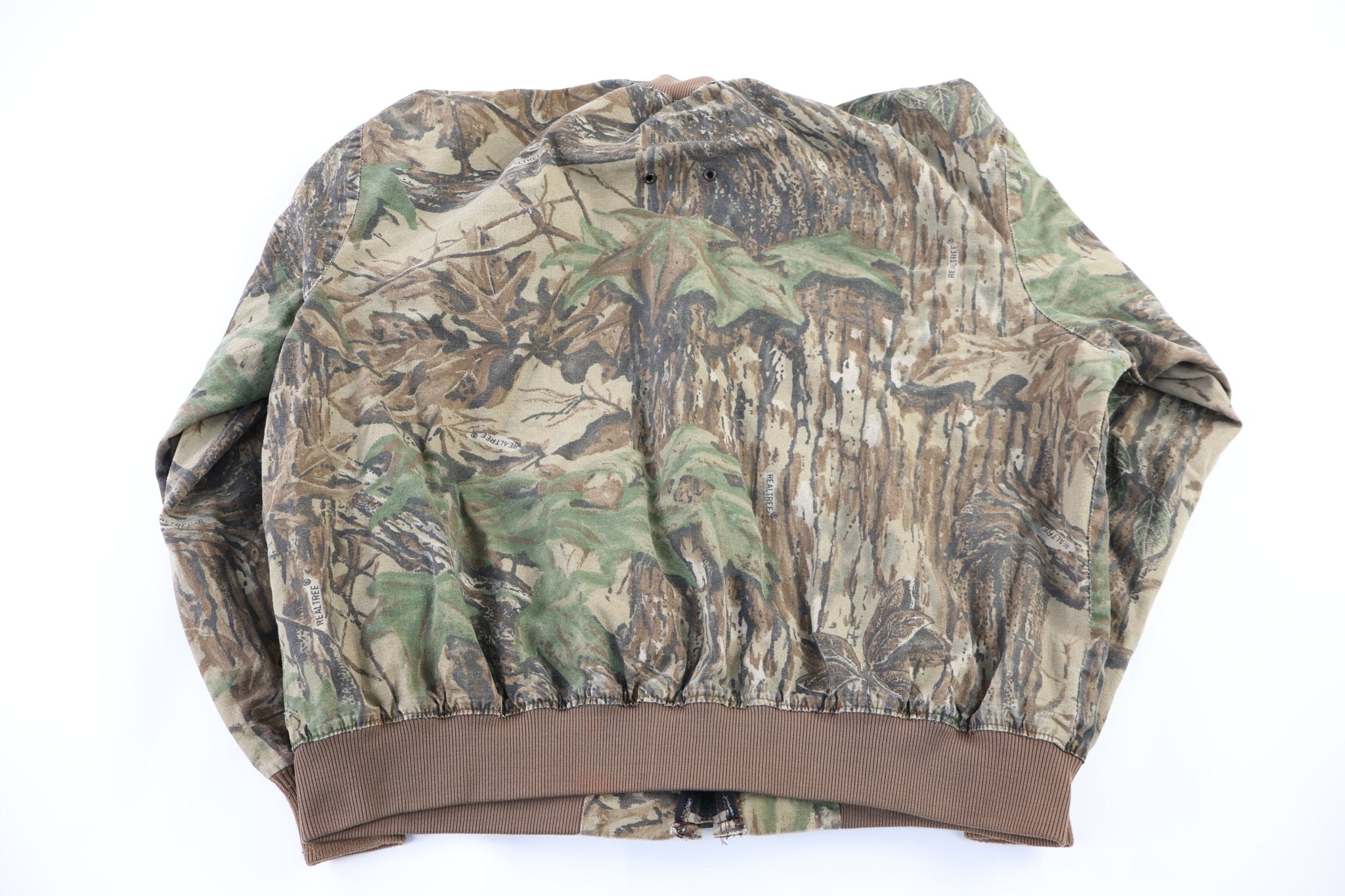 90's Garden Mountain Camo Full Zip Jacket - Jacket - Thrifted Threads