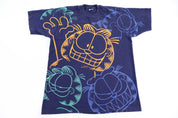 90's Garfield All Over Graphic T-shirt - Shirts & Tops - Thrifted Threads