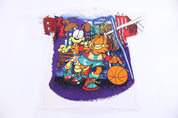 90's Garfield Jam Session All Over Graphic T-shirt - Shirts & Tops - Thrifted Threads