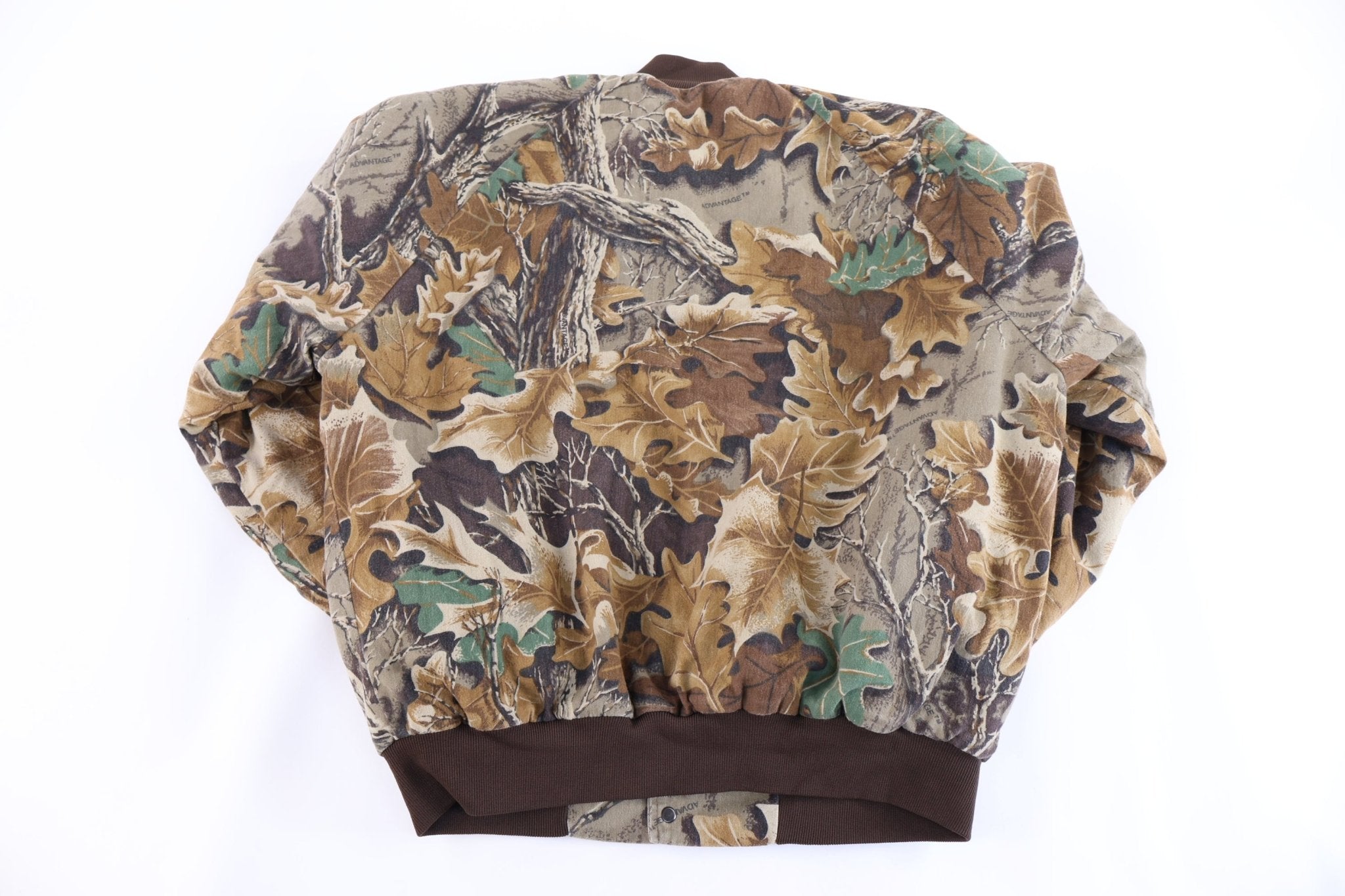 90's Genuine Chevrolet Advantage Camo Bomber Jacket - Jacket - Thrifted Threads