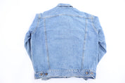 90's Georges Marciano Light Wash Denim Jacket - Jacket - Thrifted Threads
