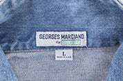 90's Georges Marciano Light Wash Denim Jacket - Jacket - Thrifted Threads