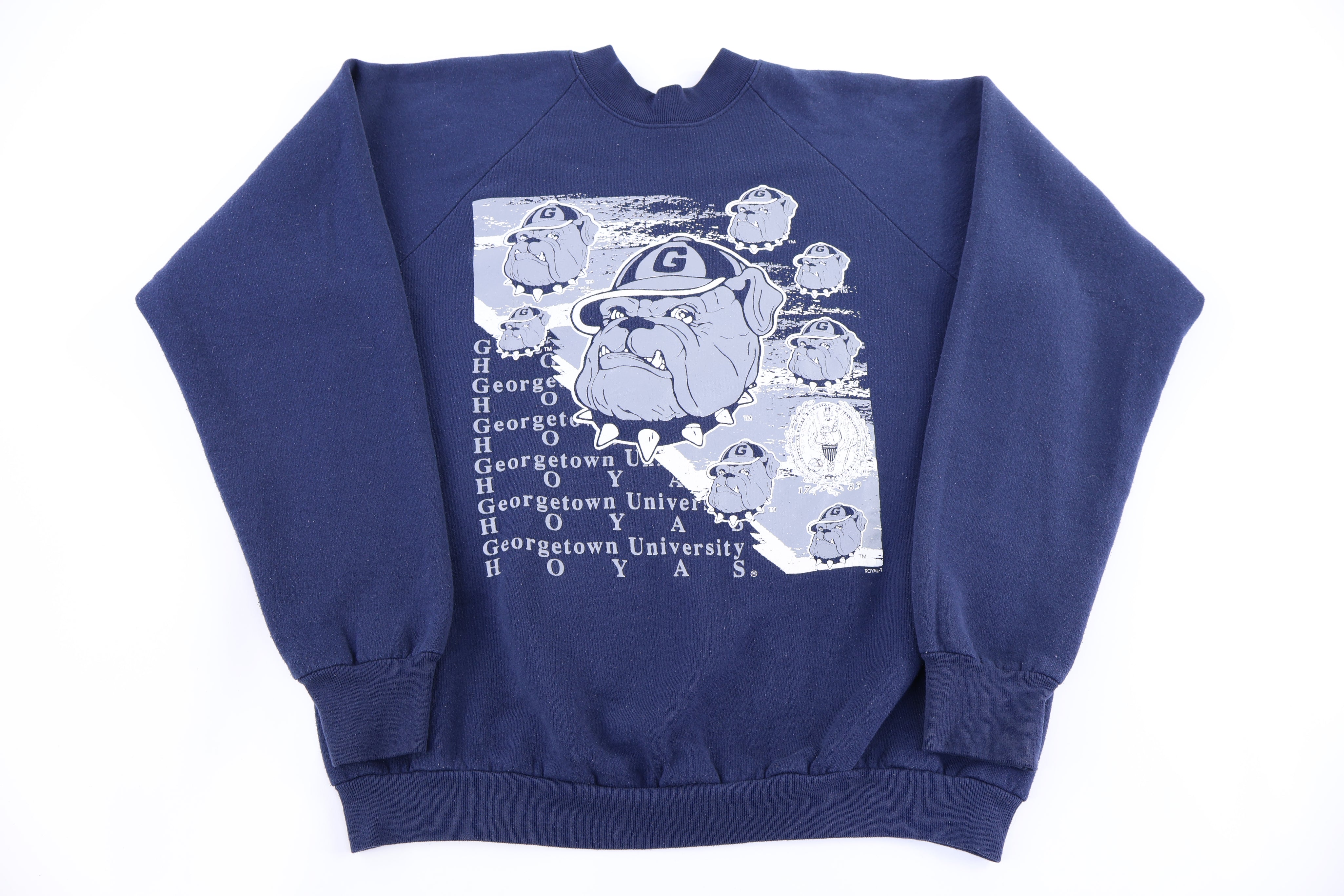 90's Georgetown University Sweatshirt - Sweatshirt - Thrifted Threads