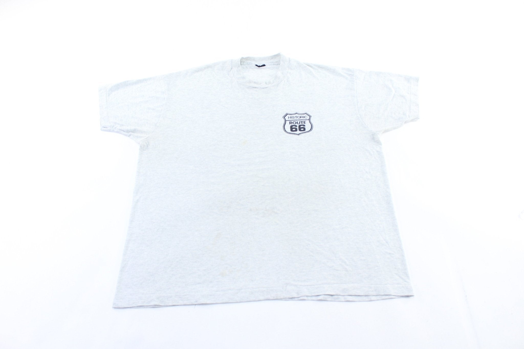 90's Get Your Kicks On Route 66 T-Shirt - T-Shirt - Thrifted Threads