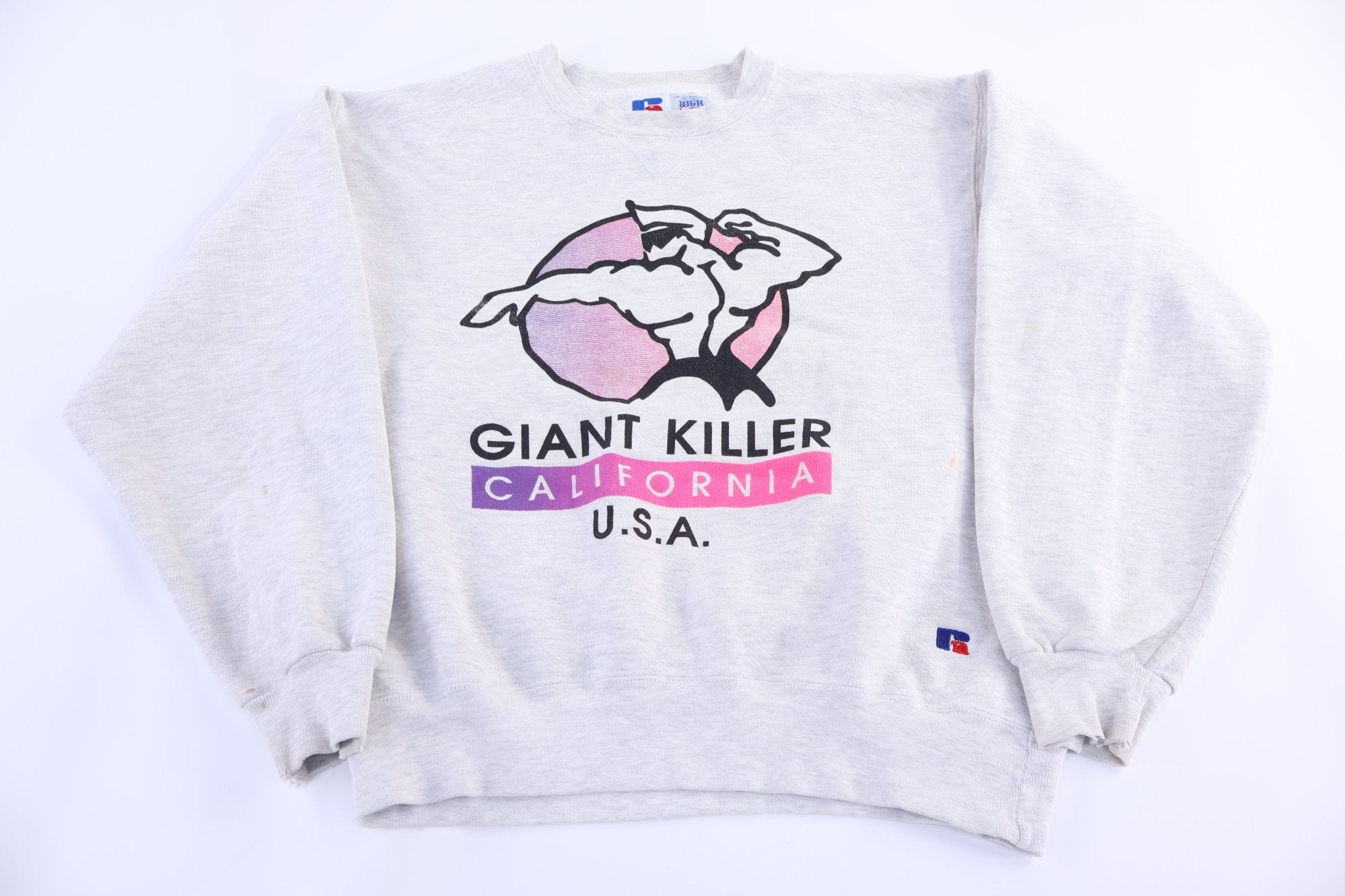 90's Giant Killer California Sweatshirt - Sweatshirt - Thrifted Threads