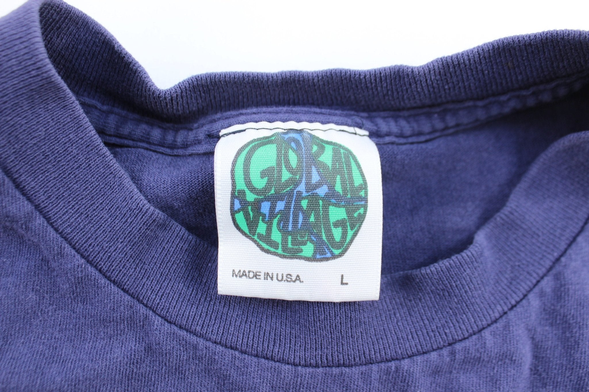 90's Global Village Earth Graphic T-Shirt - ThriftedThreads.com