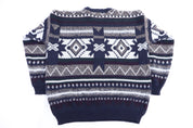 90's Graphix Multipattern Knit Sweater - Sweater - Thrifted Threads