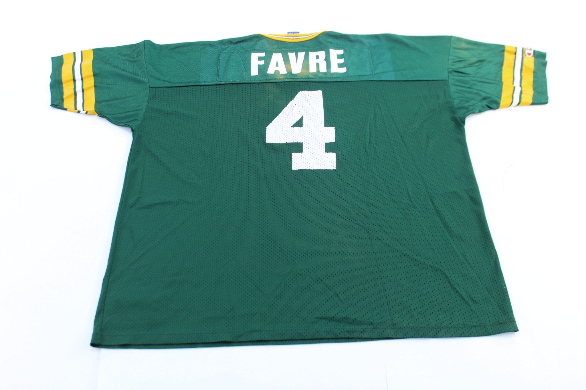 90's Green Bay Packers Brett Favre Champion Football Jersey - ThriftedThreads.com