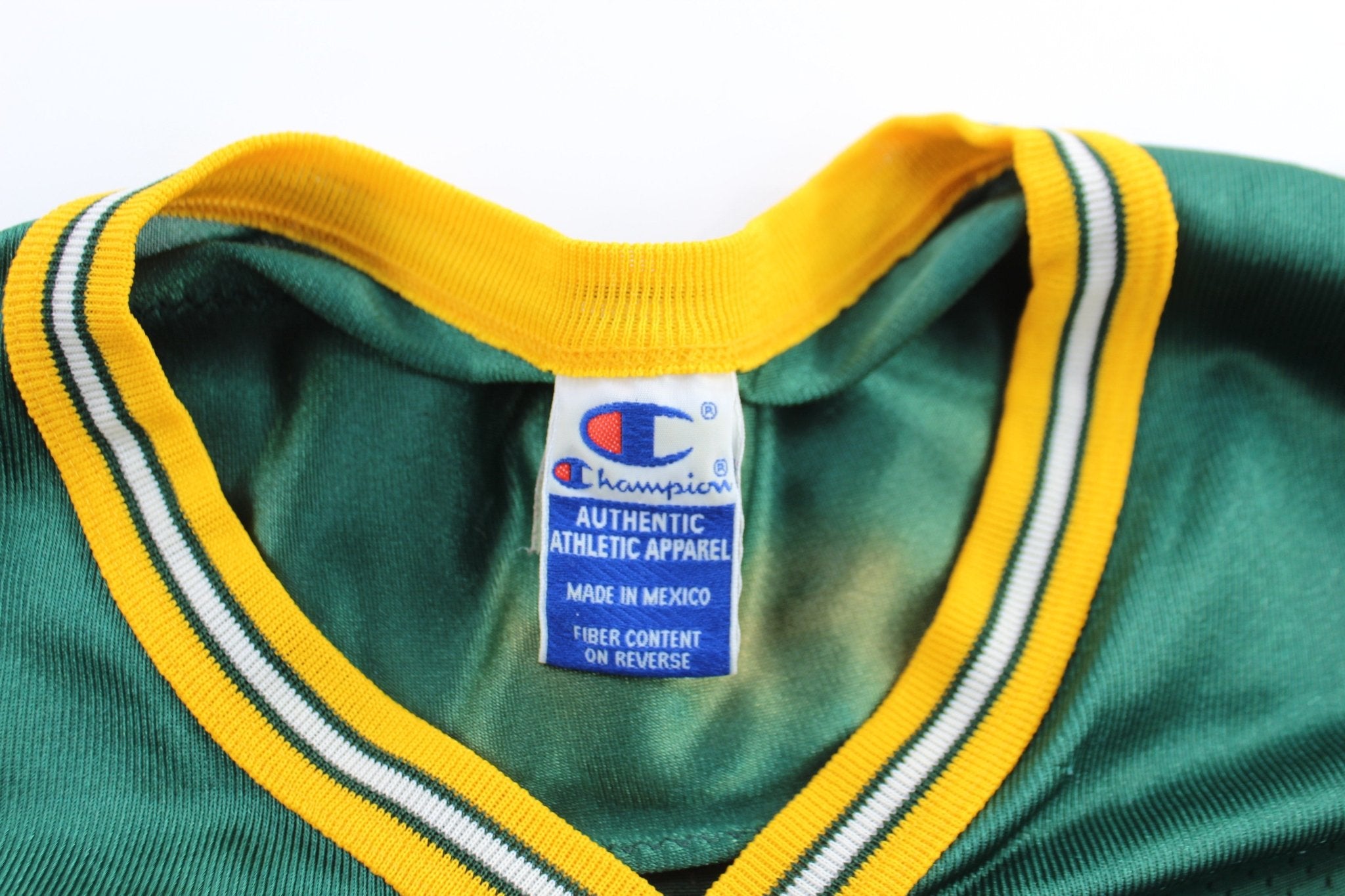 90's Green Bay Packers Brett Favre Champion Football Jersey - ThriftedThreads.com