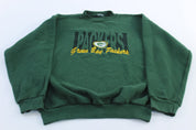 90's Green Bay Packers Embroidered Football Sweatshirt - ThriftedThreads.com