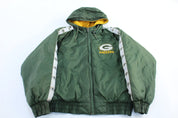 90's Green Bay Packers Embroidered Jacket - ThriftedThreads.com