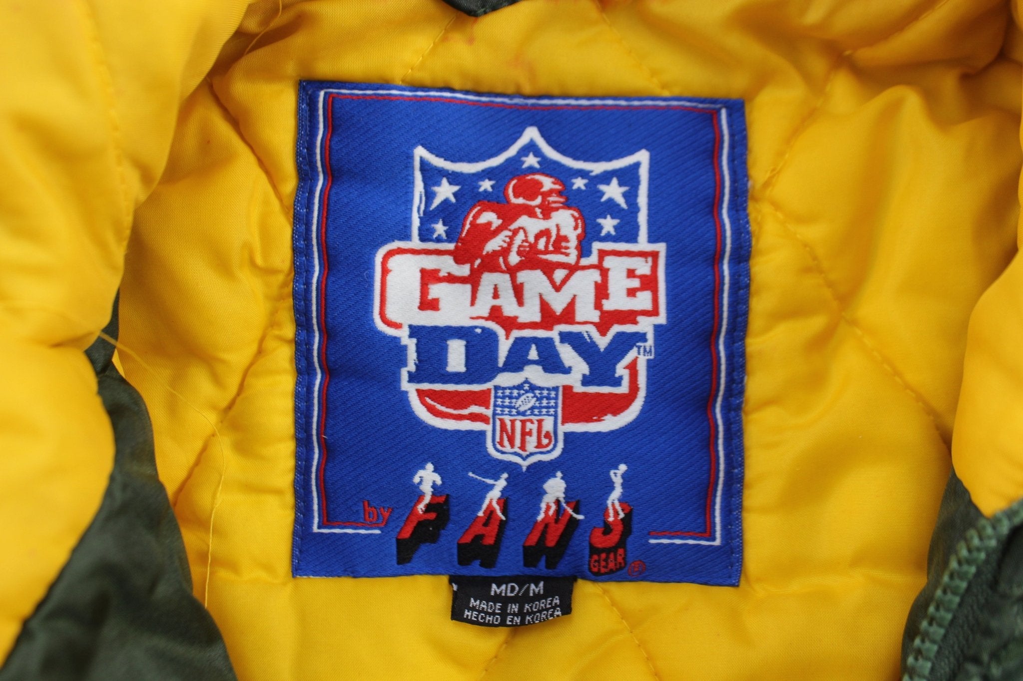 90's Green Bay Packers Embroidered Jacket - ThriftedThreads.com