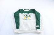 90's Green Bay Packers Embroidered Logo 7 Sweatshirt - ThriftedThreads.com