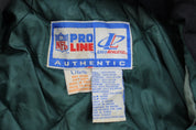 90's Green Bay Packers Embroidered Logo Athletic Jacket - ThriftedThreads.com