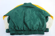 90's Green Bay Packers Embroidered Pro Player Zip Up Jacket - Jackets - Thrifted Threads