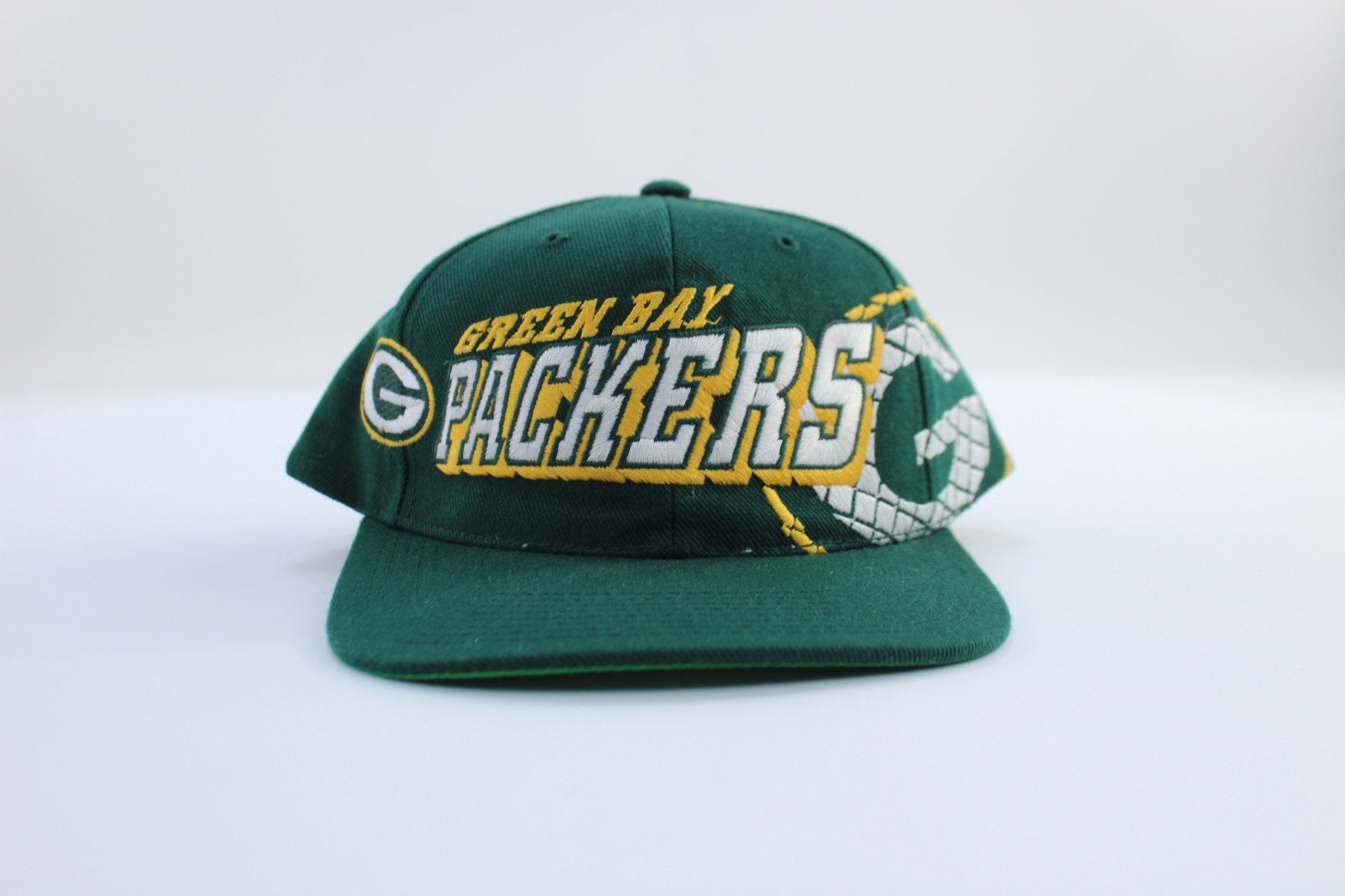 90's Green Bay Packers Embroidered Sports Specialties Snapback Hat - ThriftedThreads.com