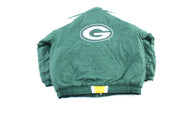 90's Green Bay Packers Embroidered Starter Zip Up Jacket - ThriftedThreads.com