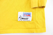 90's Green Bay Packers Embroidered Yellow LS T-Shirt - ThriftedThreads.com