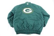 90's Green Bay Packers Football Full Zip Jacket - Jacket - Thrifted Threads