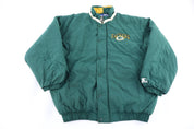 90's Green Bay Packers Football Full Zip Jacket - Jacket - Thrifted Threads