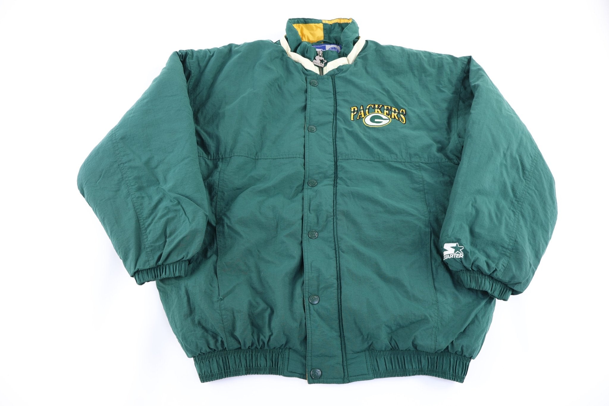 90's Green Bay Packers Football Full Zip Jacket - Jacket - Thrifted Threads