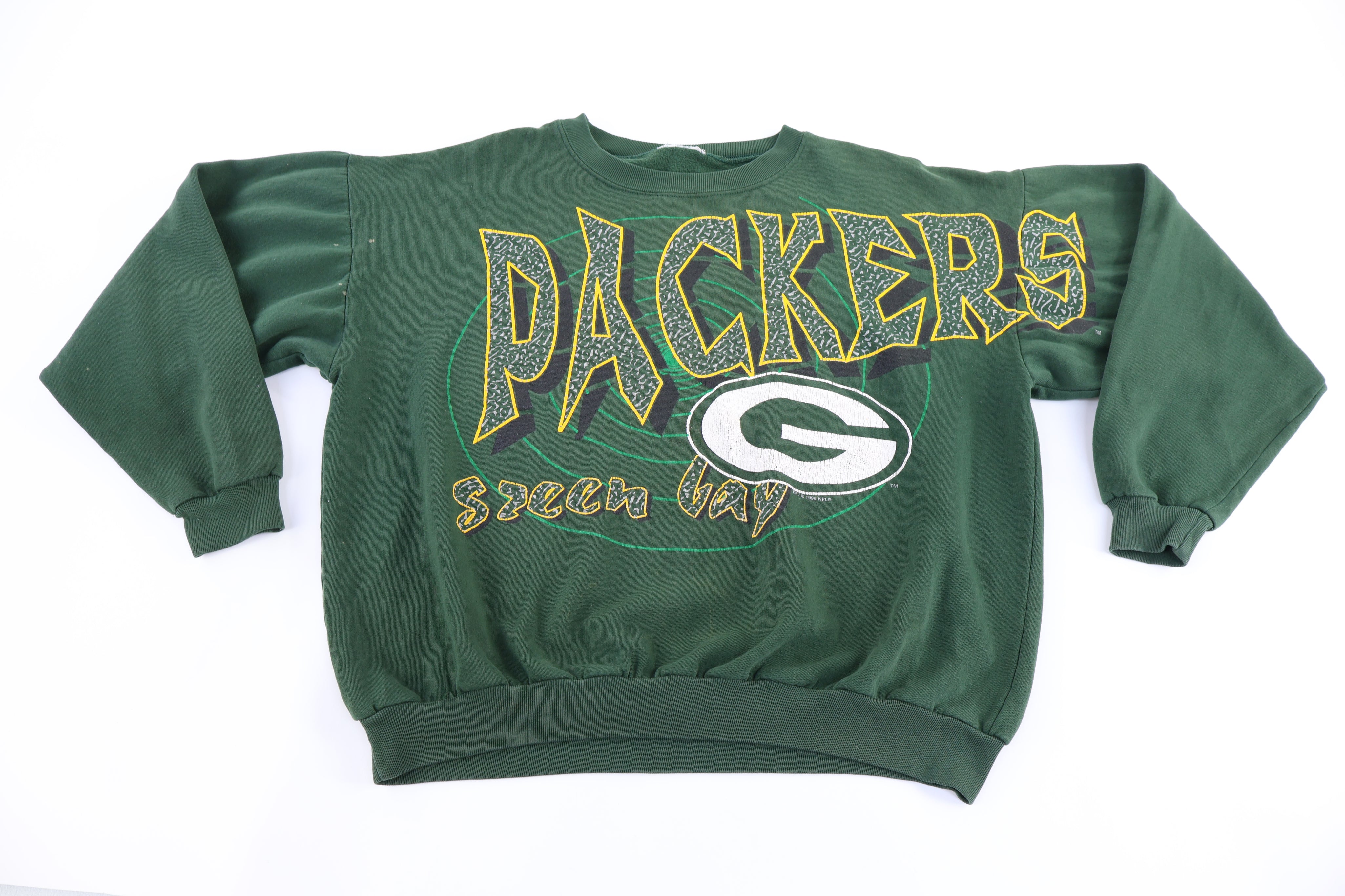 90's Green Bay Packers Football Sweatshirt - Sweatshirt - Thrifted Threads