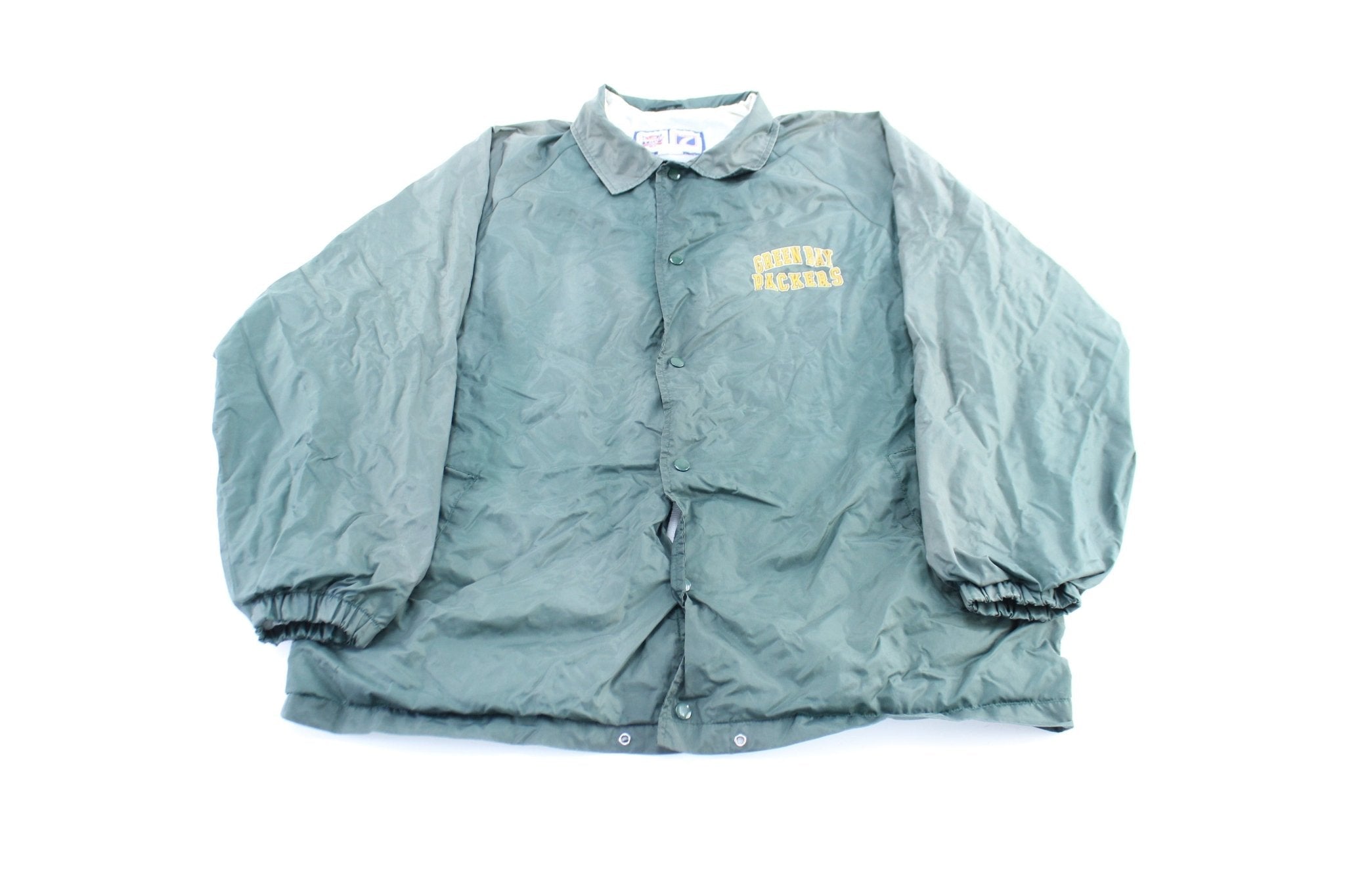 90's Green Bay Packers Logo 7 Windbreaker Jacket - Jacket - Thrifted Threads