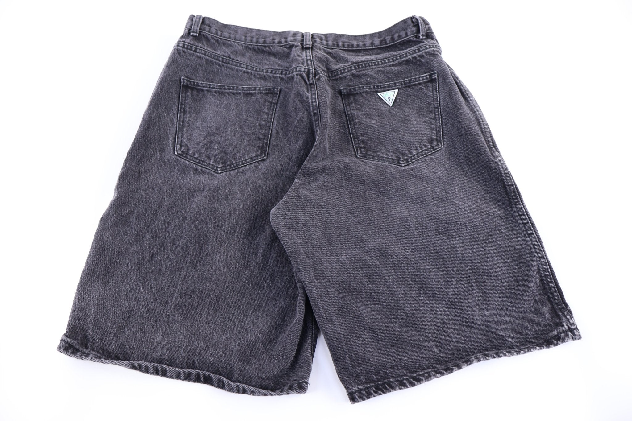 90's Guess Black Denim Shorts - Pants/Shorts - Thrifted Threads