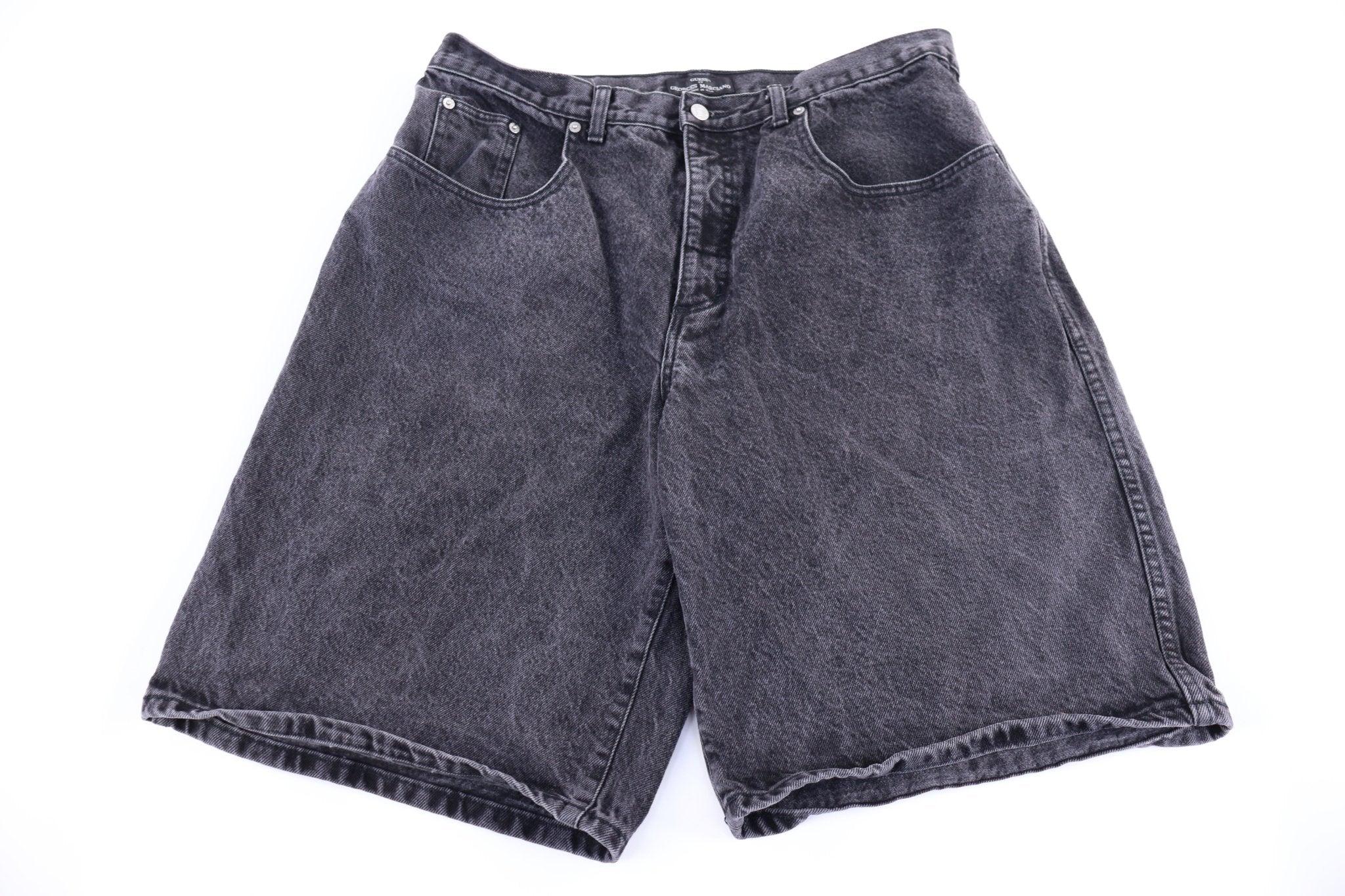 90's Guess Black Denim Shorts - Pants/Shorts - Thrifted Threads